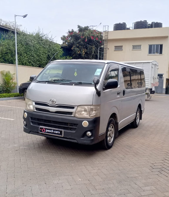 Peach Cars 2012 Silver Toyota Hiace(Used)