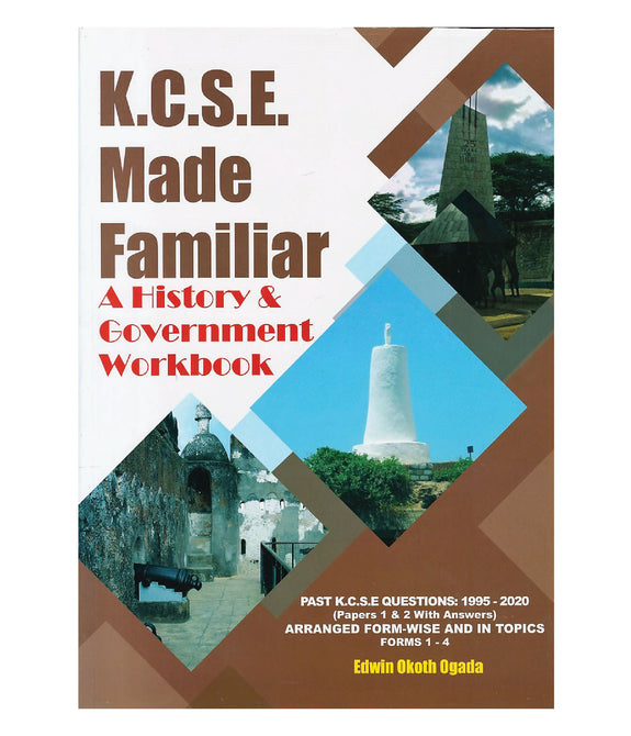 TBC KCSE Made Familiar: History & Government Workbook 2024 (New Edition)