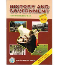 TBC History and Government form 3 students' book KLB