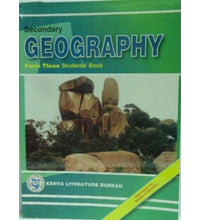 TBC  Secondary Geography Form three Students 'Book